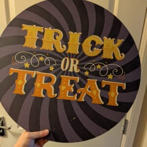 Trick or Treat MDF Sign