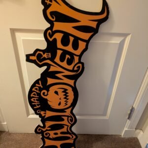 Large Happy Halloween MDF Sign
