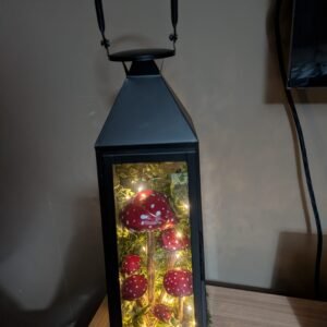Fantasy Mushroom Lantern with Battery Lights